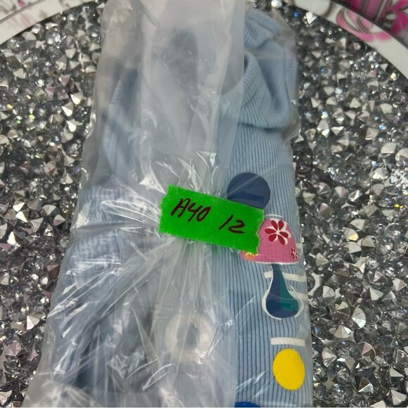 Request tank top high heels lingerie doll Chic Light Blue Graphic Tank Top y2k - Picture 8 of 8